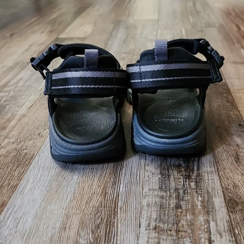 Ozark Trail Mens Black Hiking Sandals Size 8 Adjustable Straps‎ Outdoors